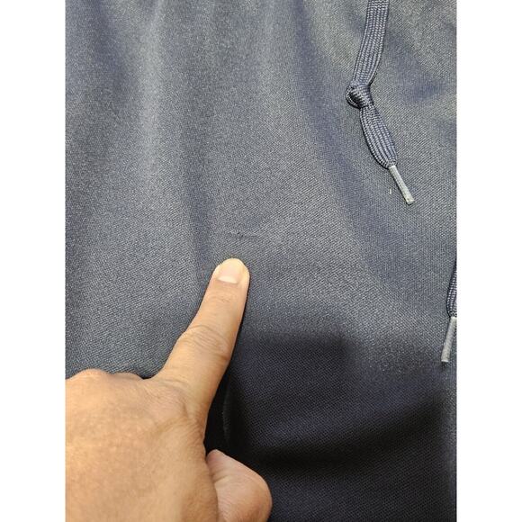 VINTAGE Adidas Track Pants Men's 4XLT Blue White Striped Running Y2K Preppy - Picture 6 of 12